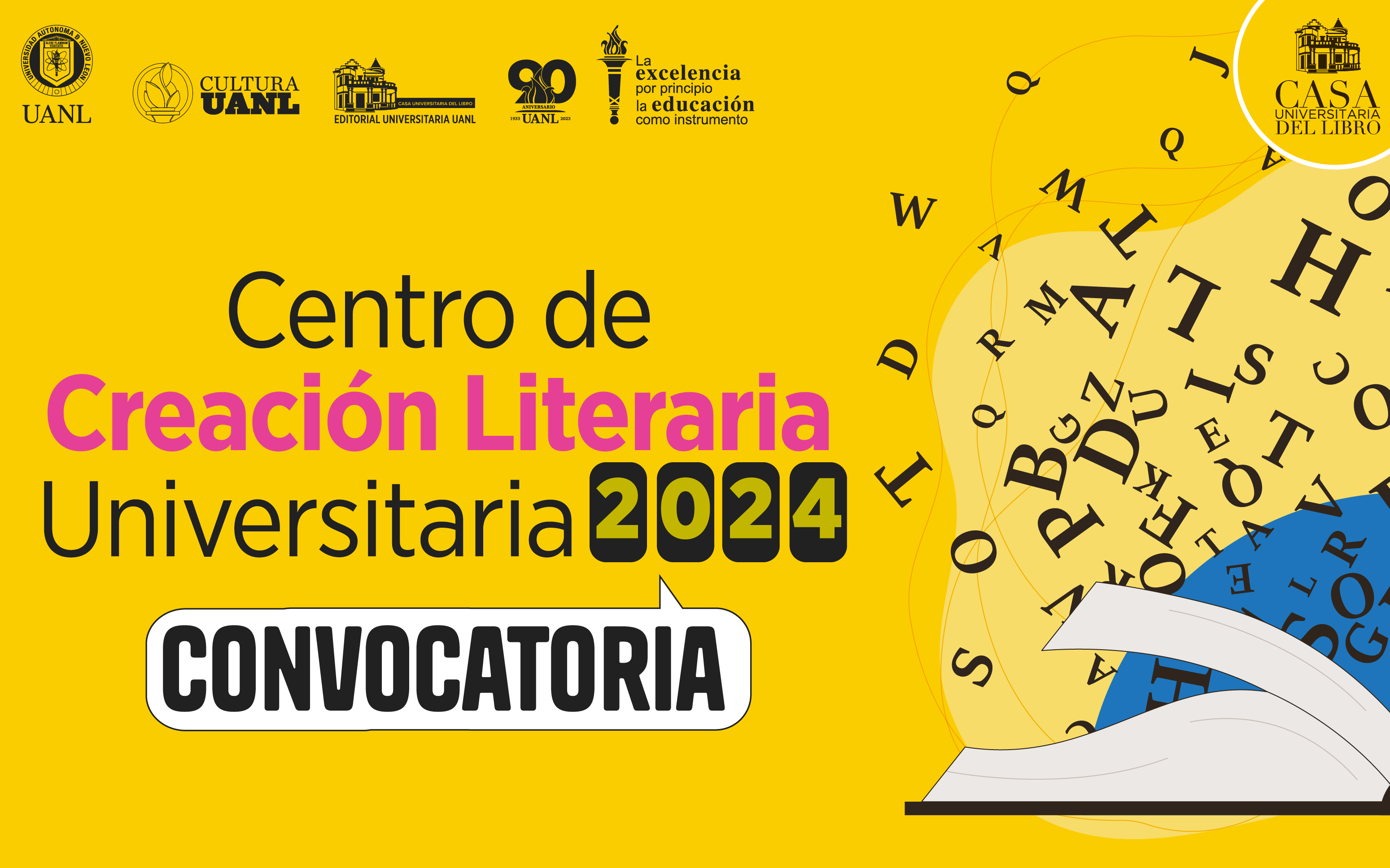 Convocatoria del Centro de Creación Literaria Universitaria 2024